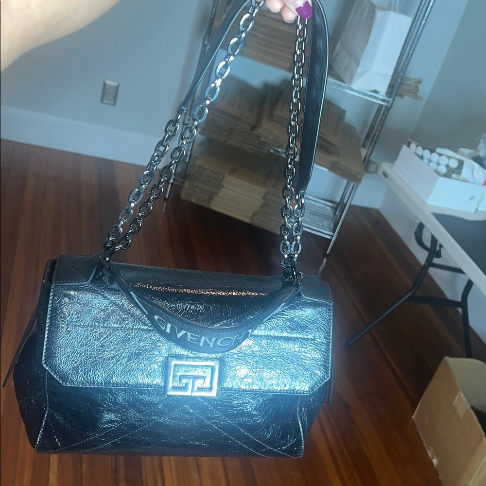 No Offers - Authentic Givenchy Medium Id Leather … - image 3